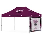 Ovation Sublimated Gazebo 4.5m X 3m - 1 Short Full-Wall Skin DISPLAY-2088-02