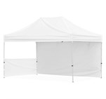Ovation Sublimated Gazebo 4.5m X 3m - 1 Short Half-Wall Skin - 1 Long Full-Wall Skin DISPLAY-2094-01-NO-LOGO