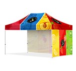 Coated Steel Sublimated Gazebo 4.5m x 3m - 1 Long Full-Wall Skin - 1 Short Full Wall Skin VI-AM-236-D-02