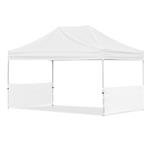 Coated Steel Sublimated Gazebo 4.5m x 3m - 2 Short  Half-Wall Skins VI-AM-241-D-NO-LOGO