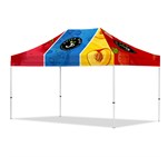 Coated Steel Sublimated Gazebo 4.5m x 3m
